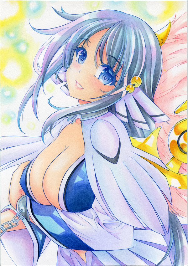 「そらのおとしもの風音日和ちゃんのアナログイラストです。普段は描きたいキャラクター」|ないとめあ@由瞳綺麗アナログ絵描きのイラスト