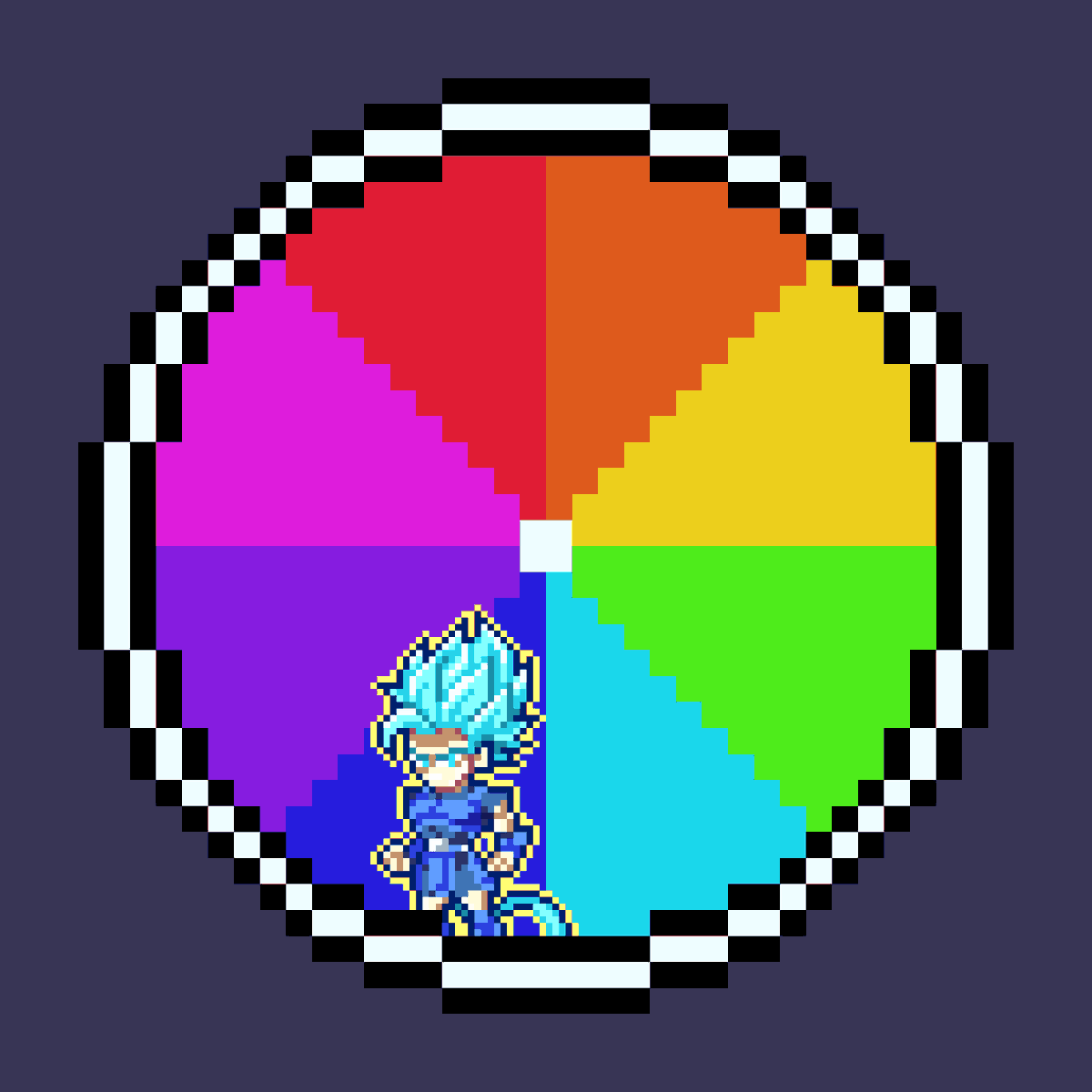 TimePatrolEren's tweet photo. COLOR WHEEL CHALLENGE [BLUE]

Figured I'd partake in the challenge too, Taking the blue place having recently debuted is Super Saiyan Blue Shallot.
#colorwheelchallenge #sprites #dragonballlegends #ULSWxSWL https://t.co/Huw3om4b7X