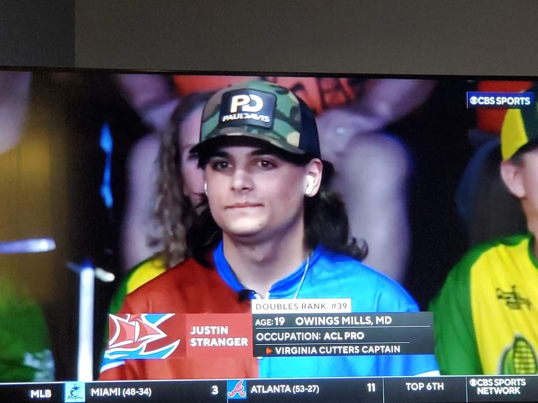 ThomStranger's tweet image. Proud dad watching my  boy on TV! He was captain of VA Cutters and they pulled off a team win.