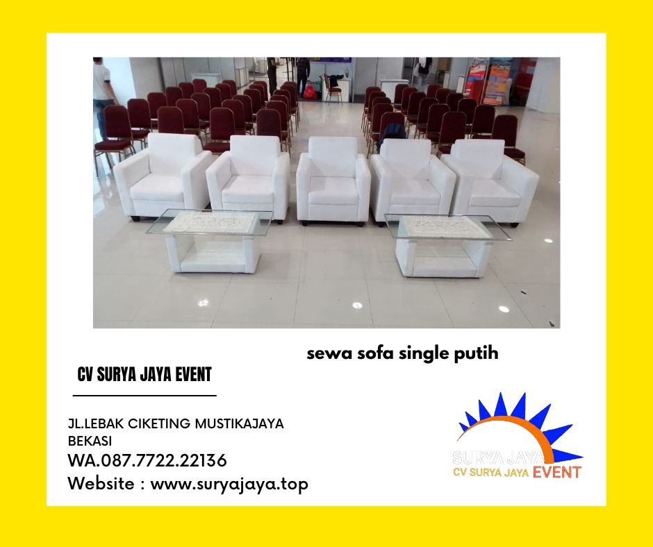 alatpesta_s's tweet image. CV.SURYA JAYA EVENT menyewakan sofa single putih dan meja vip kaca siap kirim 24 jam area JABODETABEK dan sekitarnya.Dijamin sofa yang kami sewakan ini kualitasnya bagus dan harga terjangkau.Untuk pemesanan silahkan hubungi WA.087772222136 ( BAPAK RAHMADI ).#sewasofa #sofasingle