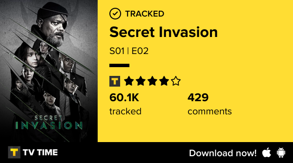 I've just watched episode S01 | E02 of Secret Invasion! tvtime.com/r/2ScOm #tvtime