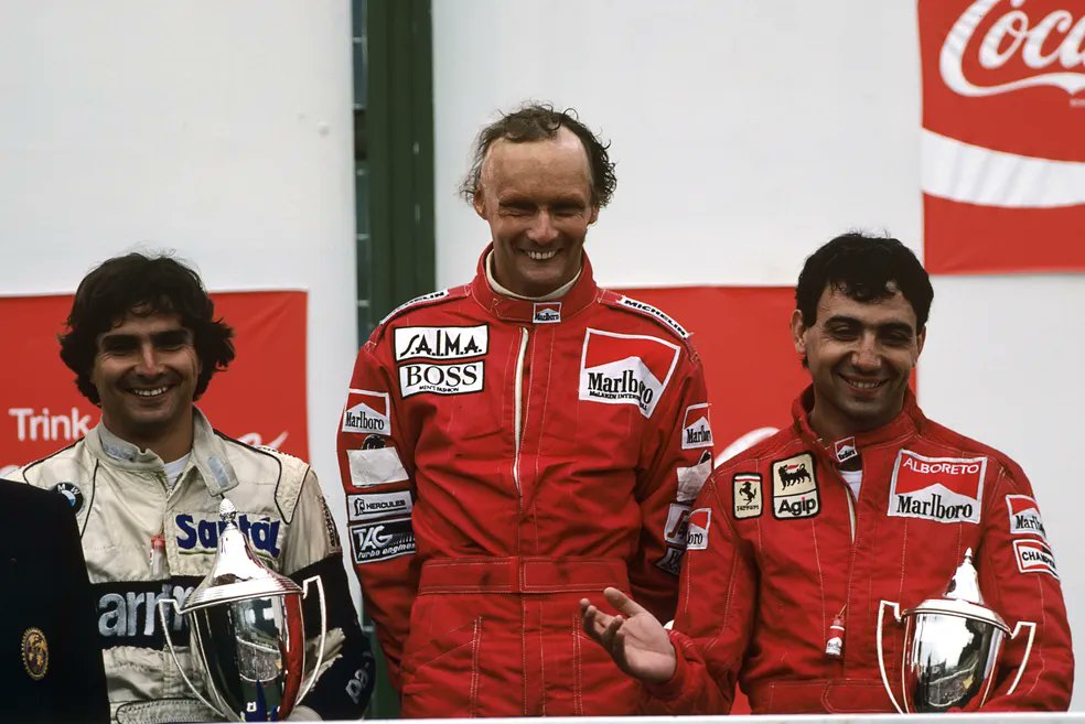 formula_podium's tweet photo. No antigo circuito de Österreichring, proporcionou vitórias históricas no GP da Áustria 🇦🇹. Ronnie Peterson em 1978. Elio de Angelis em 1982. Niki Lauda em 1984 e Nigel Mansell em 1987.
#austriangp #austria #österreichring #peterson #angelis #lauda #mansell #formula1 #f1 https://t.co/E4RyGD6wIR