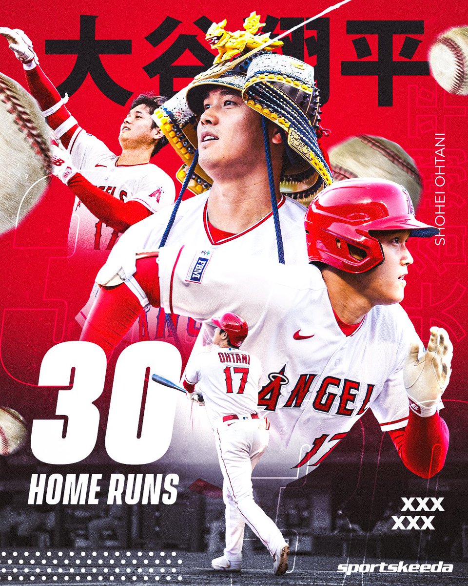 Shohei Ohtani is the first major league player to hit 30 homers this season!!🤯🦄

#GoHalos #大谷翔平 #MLB