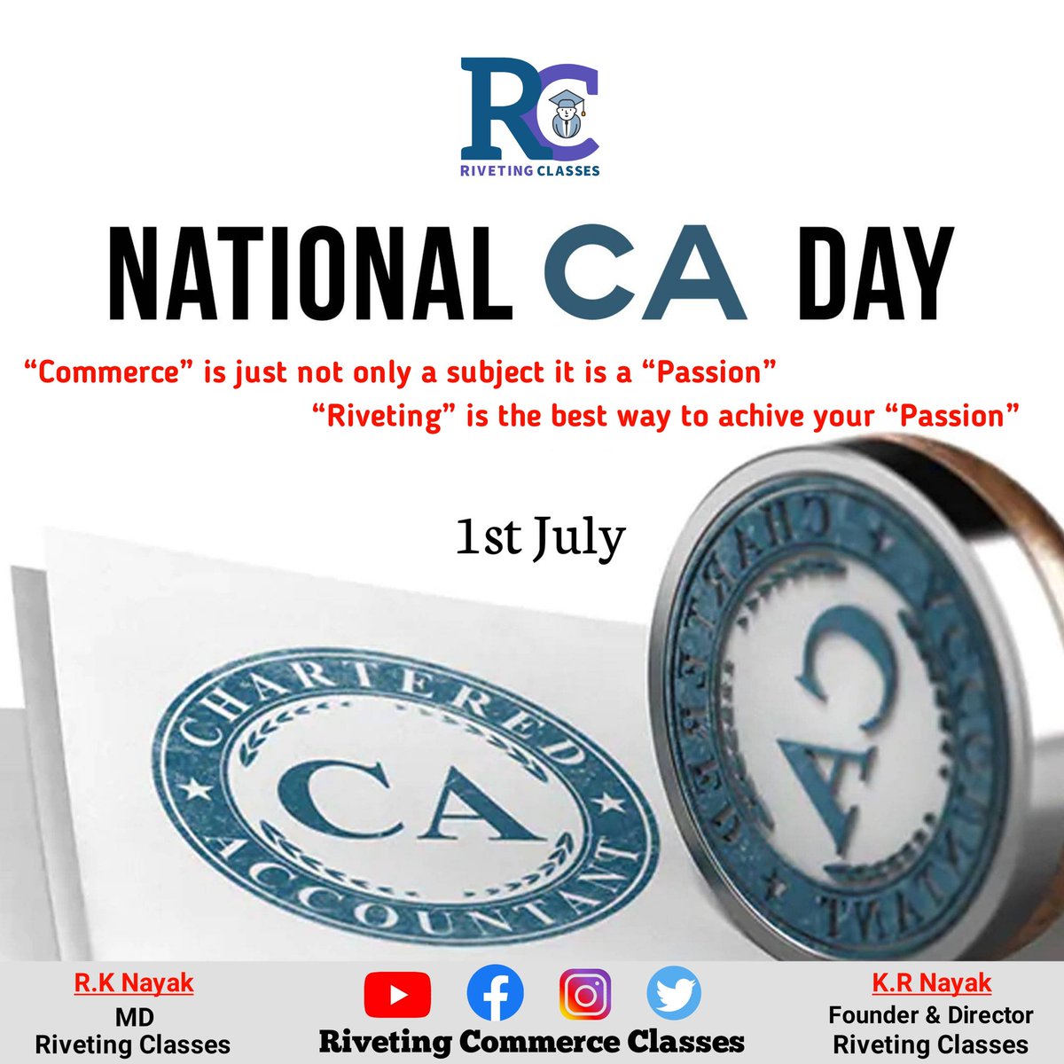 rivetingcommerc's tweet photo. #CharteredAccountantsDay 

#rivetingclasses #rivetingcommerceclasses #charteredaccountant #commerce #class11th_to_Bcom #class6th_to_10th #ICSE #CBSE #Biharboard #roushannayak #rahulnaya_k 
Youtube :- https://t.co/9KNAQuIqXf
Facebook :- https://t.co/zknbbGo7FI https://t.co/SfFryg8ucM