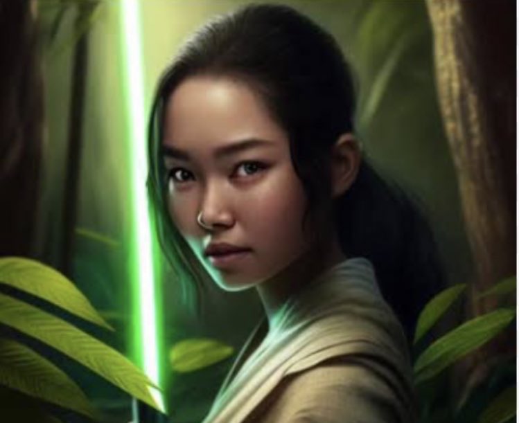oliviamunne's tweet photo. Daisy Ridley as Jedi master Rey and her padawans. #daisyridley #newjediorder #StarWars #finnrey #reylo #TheMandalorian #AhsokaTano https://t.co/omoiiu8ilT