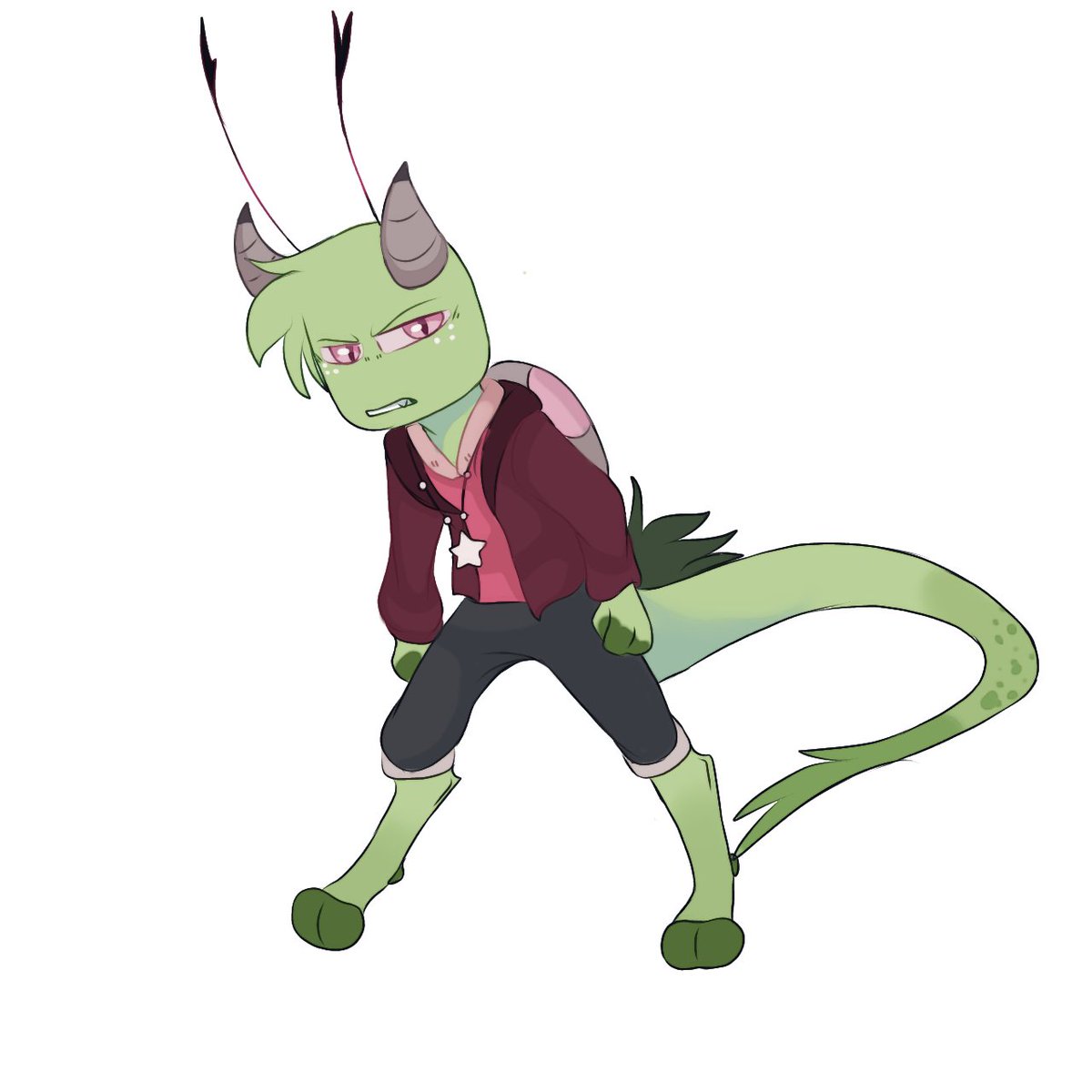 vakianimationYT's tweet photo. @DeanArt6 @SonikkuRebirth @_QuepAn @Keni_gre @v4mpgigi0_o @Its_HenaCave07 Vamos intentarlo de nuevo 😳 son aliens o bueno, ocs de invader zim https://t.co/X1gAehUeDU