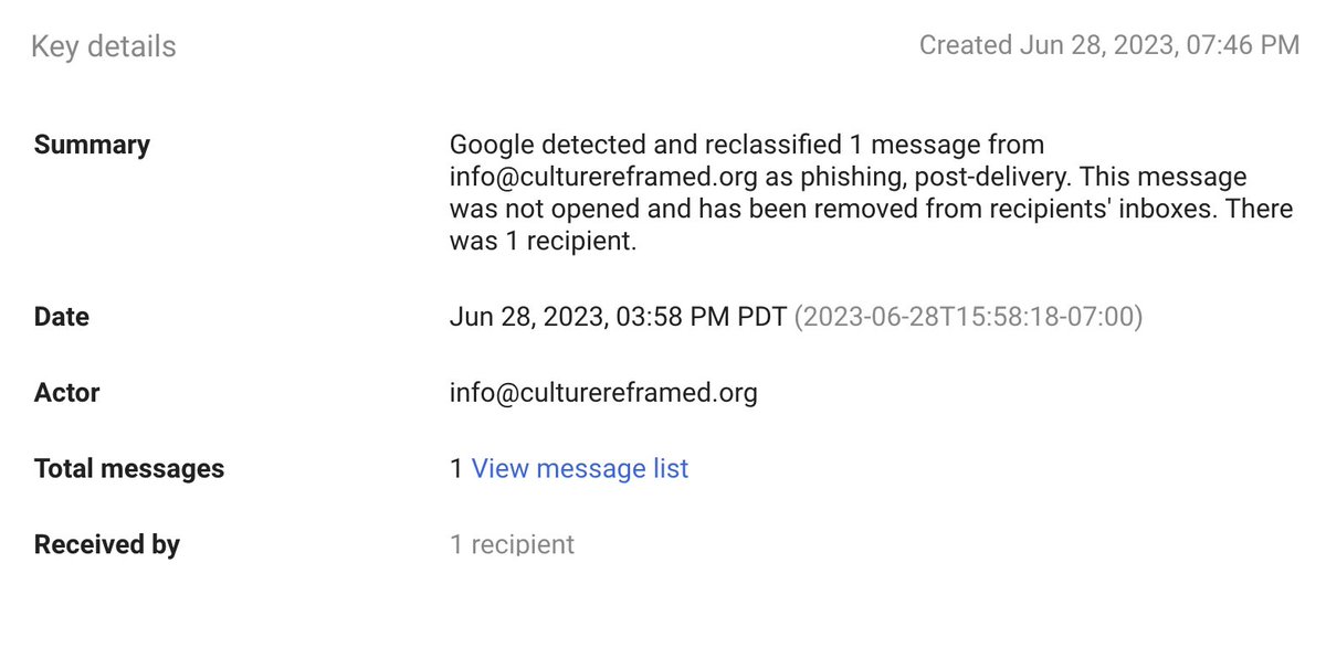mikestabile's tweet photo. Antiporn groups: Hand over your ID online is super safe 

Also Antiporn groups: here is a phishing attempt in our newsletter https://t.co/wEDKjM5Wyg