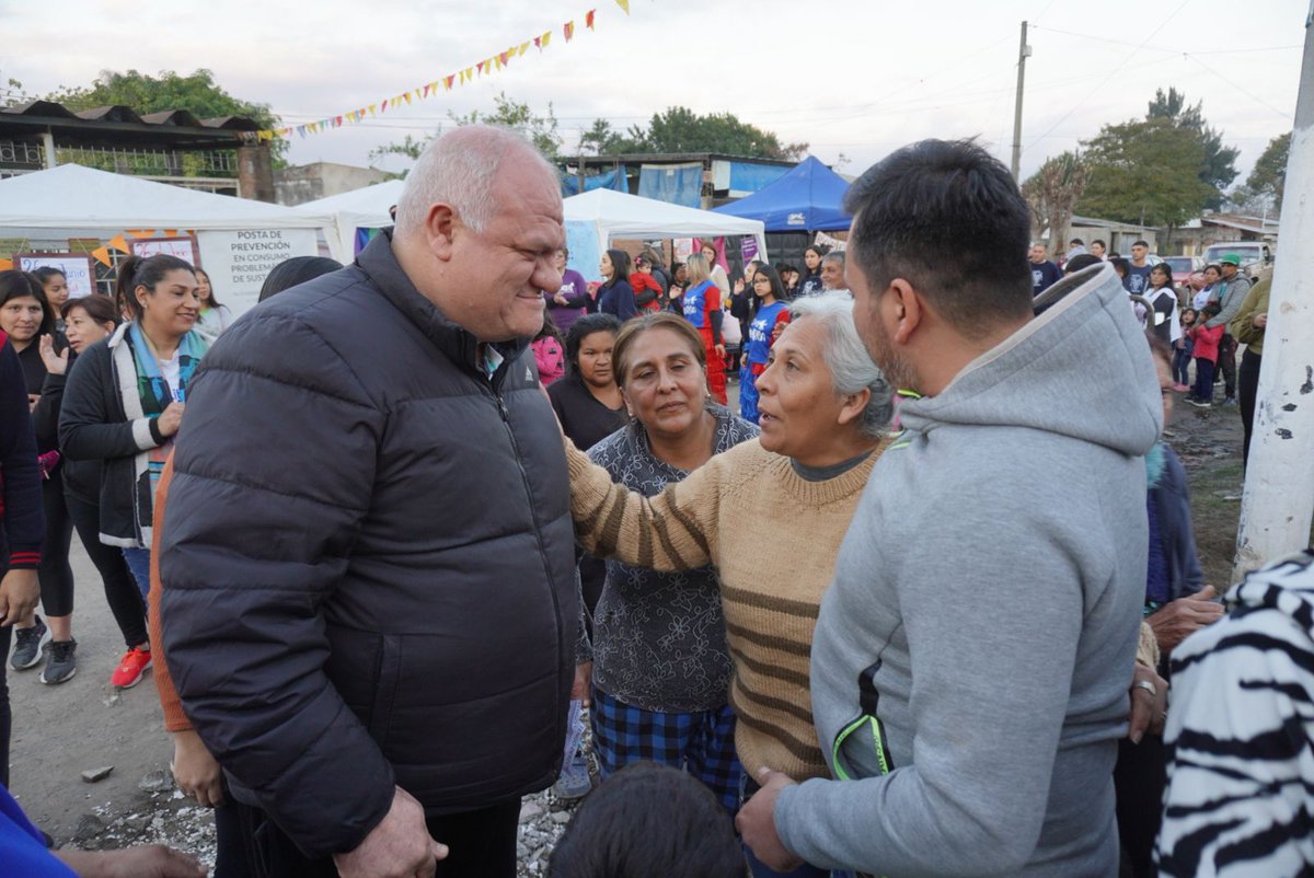 Muy contento de visitar el merendero "Manitos traviesas" en el barrio ATE. Venimos a dar el mensaje de que somos una dirigencia política que hace su trabajo social los 365 días del año, no lo hacemos especulando en una elección.