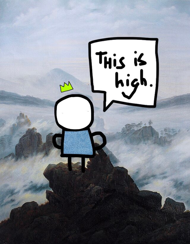 its lonely at the top.