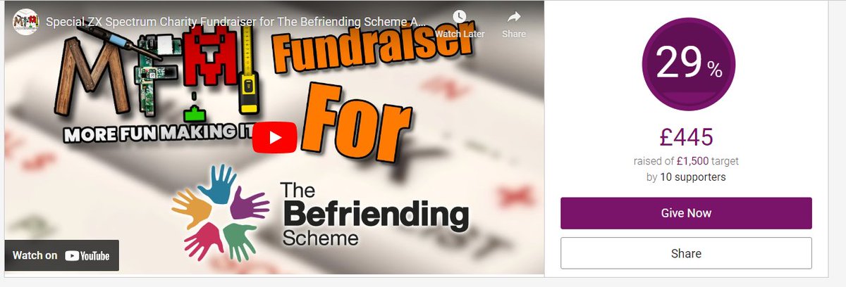 Lee @morefunmakingit is raising money for the Befriending Scheme. 

justgiving.com/page/morefunma…

#BefriendingScheme #Fundraising