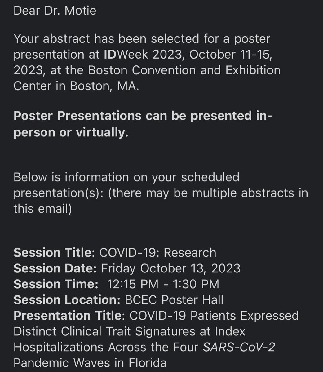 Needed some good news after this crazy week. Excited for my first #IDWeek! #IDTwitter