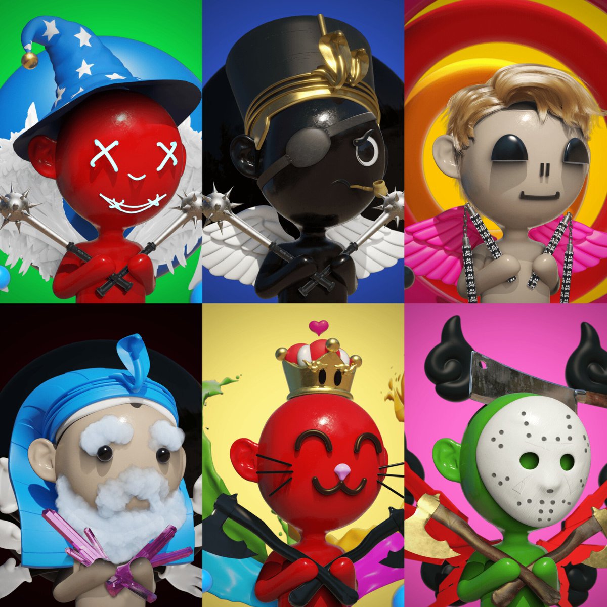 4MDBi (@4mdbi) on Twitter photo <a href="/_bennycreator/">Benny’s Art & Apparel</a> Showcasing some of the 3D art from <a href="/the_deitys/">The Deitys</a> collection.
Check out how perfect they are as pfps. All are unique it itself.
opensea.io/collection/dei… <a href="/_bennycreator/">Benny’s Art & Apparel</a> Showcasing some of the 3D art from <a href="/the_deitys/">The Deitys</a> collection.
Check out how perfect they are as pfps. All are unique it itself.
opensea.io/collection/dei…