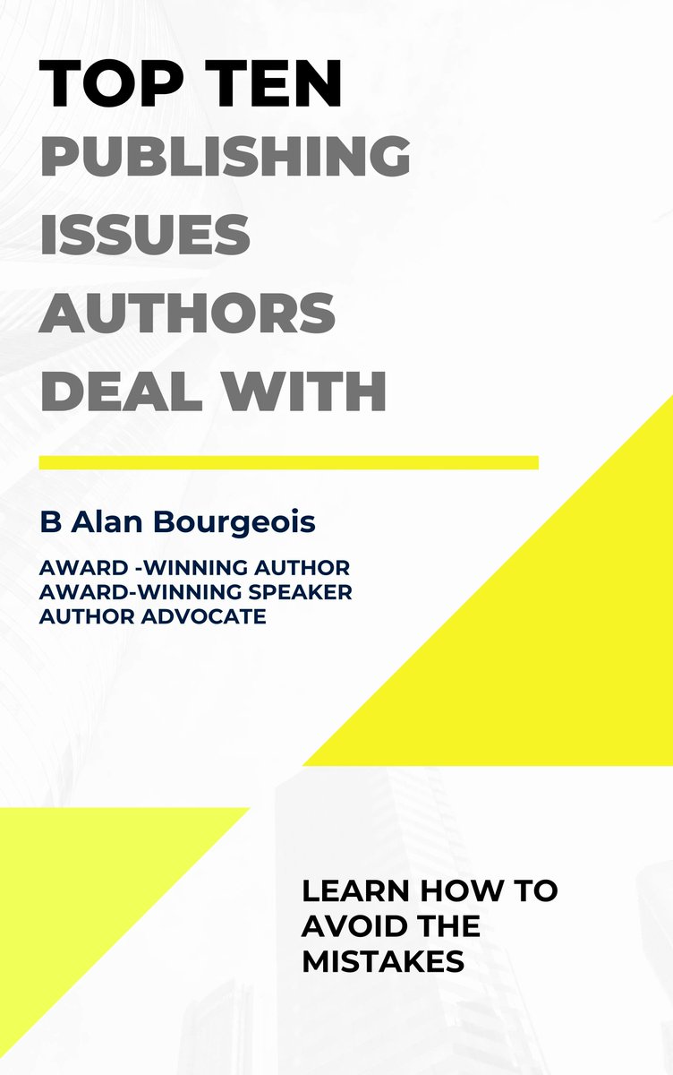 What are the top ten things you need to know about creating a book cover, crafting a sales pitch, dealing with publishing issues, and more? Find out in the Top Ten book series by @BAlanBourgeois! #TopTenBooks #AuthorSuccess buff.ly/425QSxg @insidethegroup @SaugaWriters