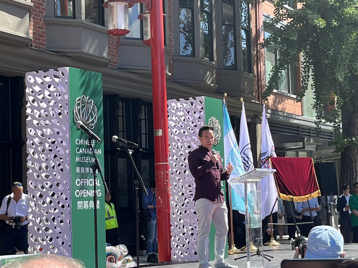 LennyNanZhou's tweet photo. I humbly understand my journey is part of the larger immigrant story in Canada, that I am really grateful for all those who came before me, perhaps including yourself, your parents, grandparents and generations before them. You paved the way for me to be here. 

I am especially filled with gratitude for the remarkable contribution that my ancestors made to Vancouver and Canada: their commitment, work ethic, optimism under adversity, fighting for their civil rights despite of being discriminated and most importantly, their love of Canada!

All these are in this museum. Chinese Canadian history and culture are important part of rich and diverse heritage in Canada and Vancouver. Emotional at the grand opening of @ccmuseumbc.