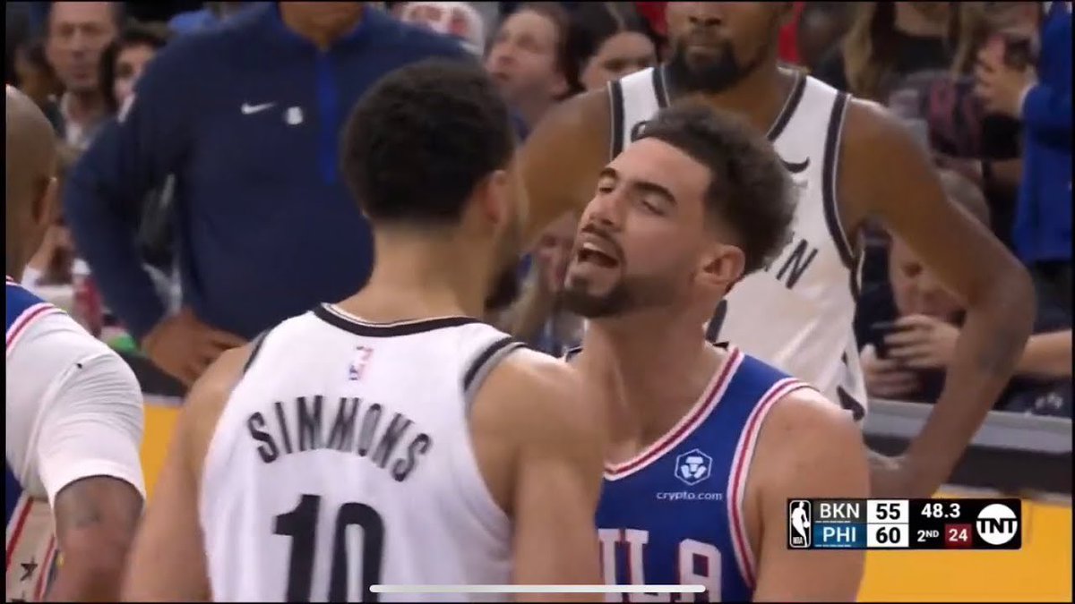 AidanLaPorta69's tweet photo. Sixers fans will never forget when you bitched out Ben Simmons, and put him in his place @GeorgesNiang20 https://t.co/fLYEYvnjZw