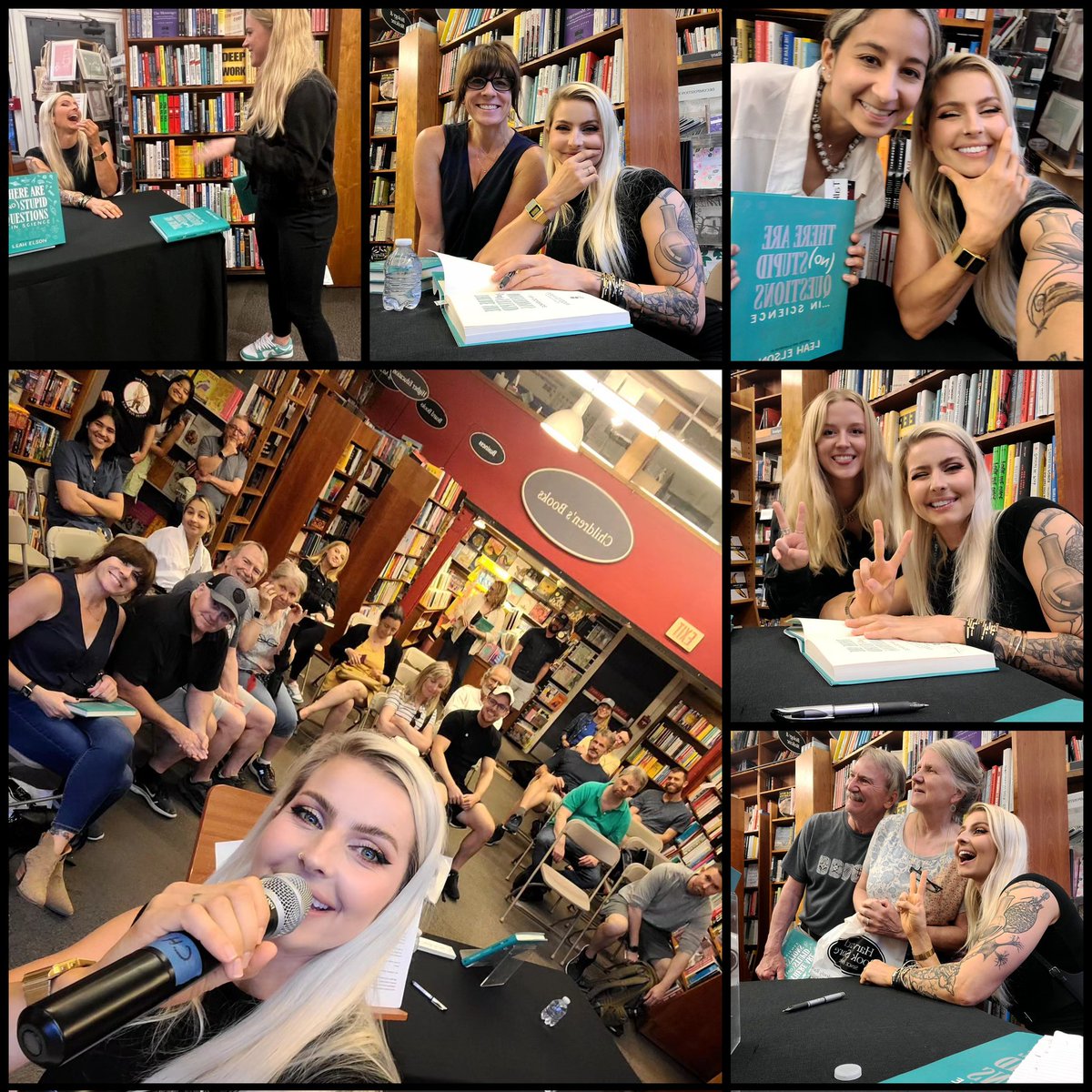 Leah Elson (@gnarlybygnature) on Twitter photo At my author event, someone asked me how I, "do it all..??" Because of YOU, your enthusiasm, and your endless support. Thank you to everyone who came to my signing, for hugging me, and for laughing with me. And huge shout-out to <a href="/HarvardBooks/">Harvard Book Store</a> for hosting! <a href="/BlackstoneAudio/">Blackstone Publishing</a> 🥰 At my author event, someone asked me how I, "do it all..??" Because of YOU, your enthusiasm, and your endless support. Thank you to everyone who came to my signing, for hugging me, and for laughing with me. And huge shout-out to <a href="/HarvardBooks/">Harvard Book Store</a> for hosting! <a href="/BlackstoneAudio/">Blackstone Publishing</a> 🥰
