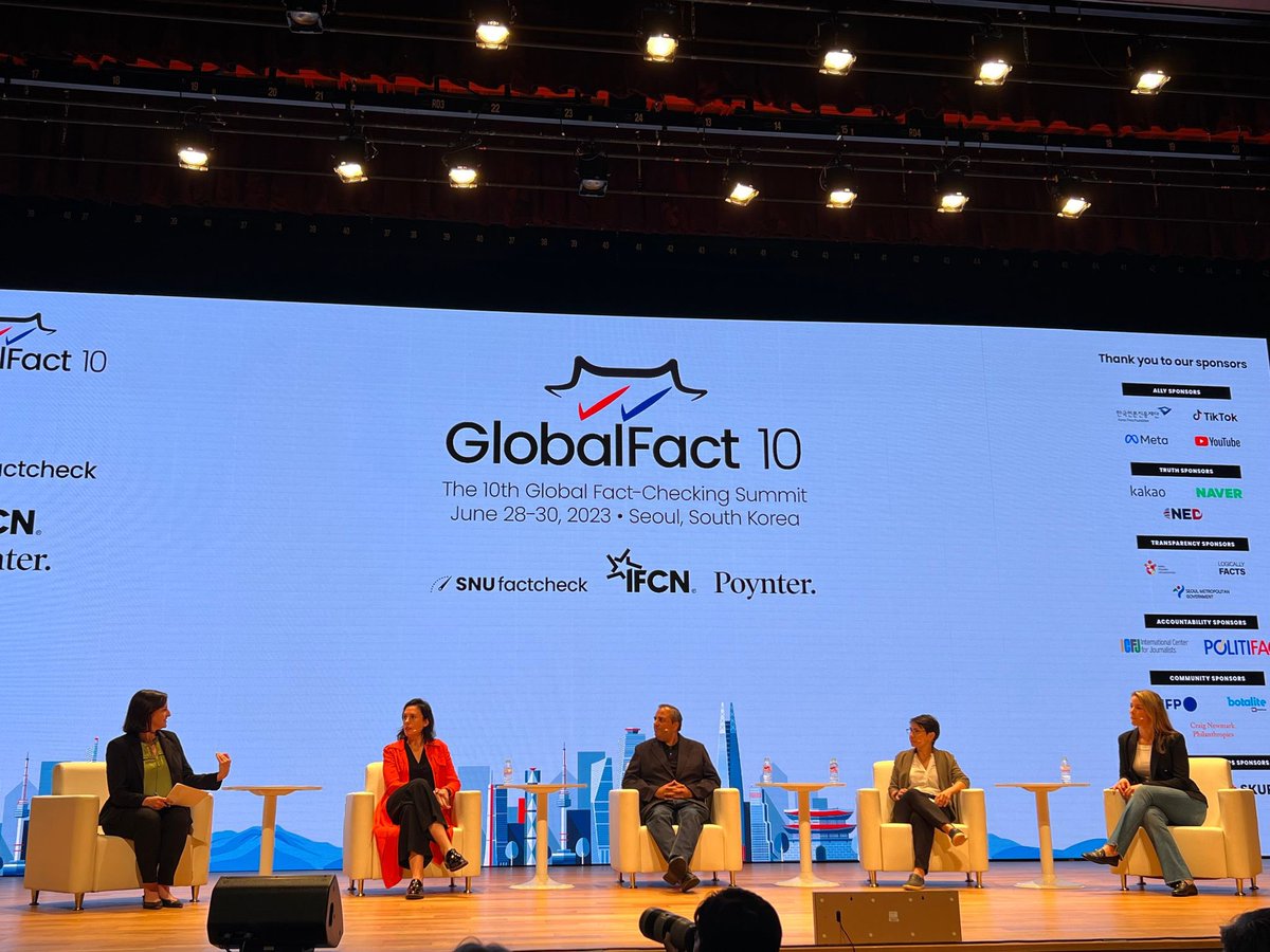 A pleasure to be a part of conversations on addressing evolving tech and misinformation trends on social media with this team <a href="/Meta/">Meta</a> - thank you to our global partners who make this work possible.