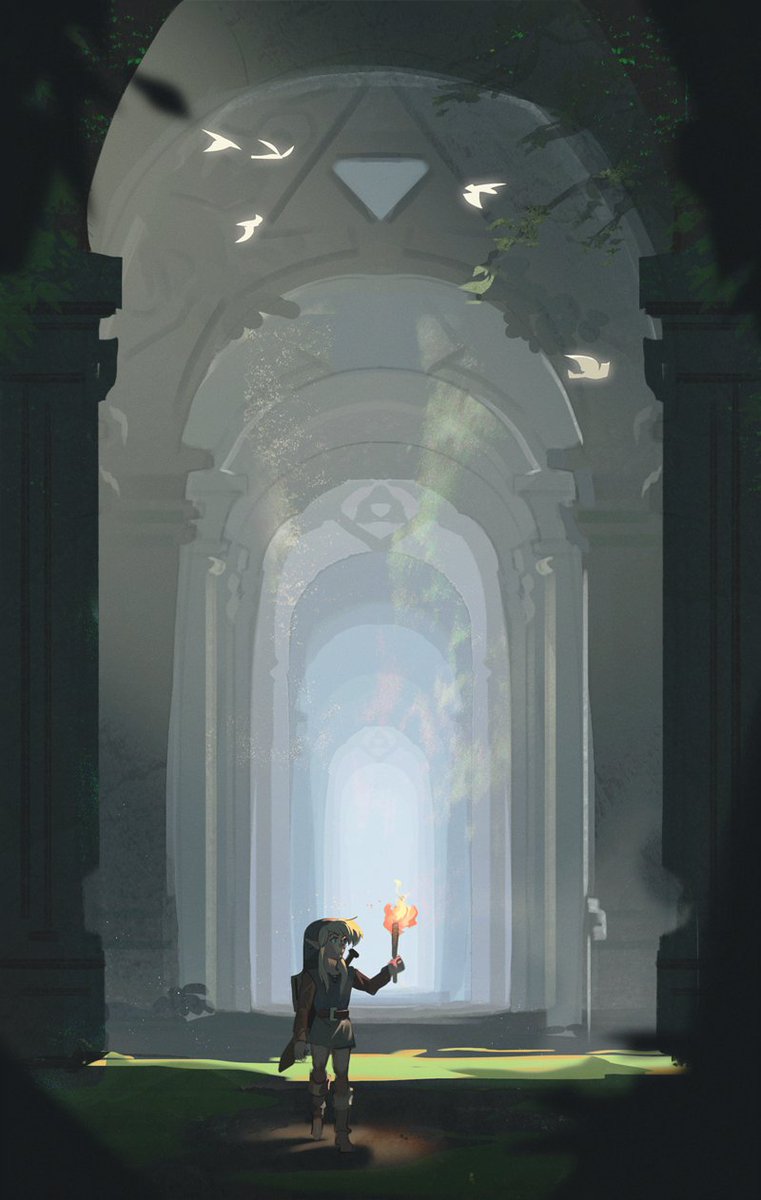 ekacuzU's tweet photo. Mysterious ruins (old unfinished illustration) https://t.co/6b8yoELUu5