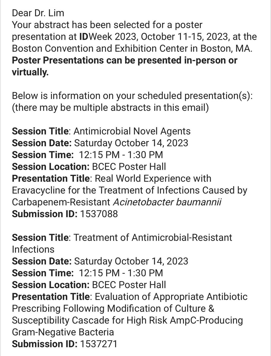 Montefiore PGY2 ID Pharmacy Residency Program (@montepgy2id) on Twitter photo 📣📣Congrats to our PGY2 ID resident @andysunwoolim on the acceptance of 2 poster abstracts by IDweek 2023!! What a great news on the last day of residency! 👏👏#OppaGangnamStyle #FinishingStrong💪💪See ya in Boston!! @IDWeek2023 <a href="/SIDPharm/">SIDP</a> <a href="/ASHPOfficial/">ASHP</a> <a href="/BronxASP/">Montefiore ASP</a> <a href="/MontefioreID/">Montefiore & Einstein ID</a> 📣📣Congrats to our PGY2 ID resident @andysunwoolim on the acceptance of 2 poster abstracts by IDweek 2023!! What a great news on the last day of residency! 👏👏#OppaGangnamStyle #FinishingStrong💪💪See ya in Boston!! @IDWeek2023 <a href="/SIDPharm/">SIDP</a> <a href="/ASHPOfficial/">ASHP</a> <a href="/BronxASP/">Montefiore ASP</a> <a href="/MontefioreID/">Montefiore & Einstein ID</a>
