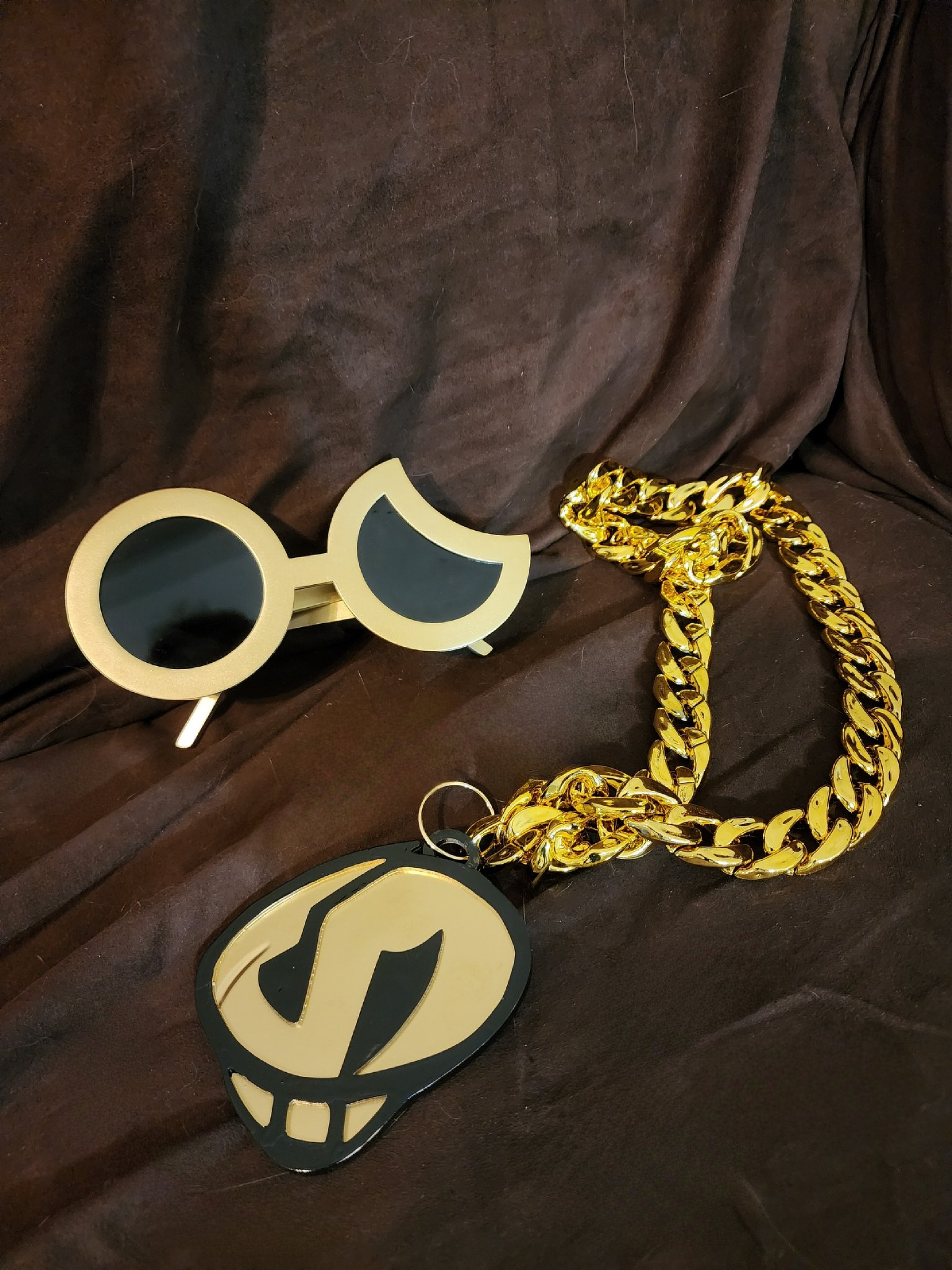 Guzma Glasses from Pokemon for cosplay 3D model 3D printable