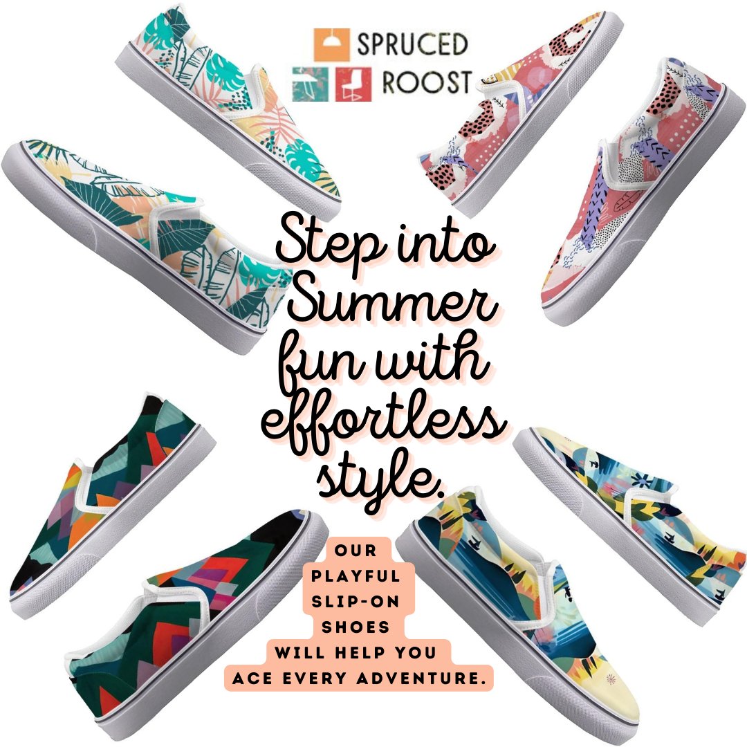 Step into summer fun with effortless style. Our playful slip-on tennis shoes will help you ace every adventure. #slipontennisshoes #summerfun
#Colorfulshoes#summertennis #sliponshoes #effortlessstyle #summerstyle #walkingstyle #boardwalk #adventure