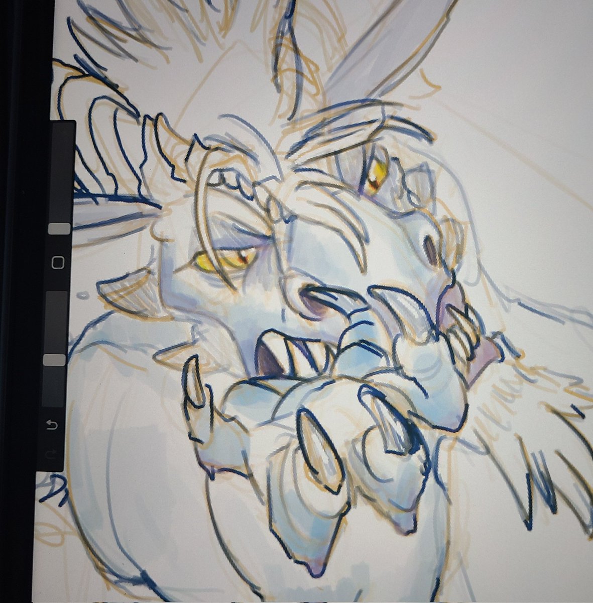 Rumble_Factory's tweet image. Out of state visiting parents; having a chance to doodle a bit and remember how draw. 🤔

I gotta figure out a better routine and time manage for when I&apos;m not working. #artistprobs #artistproblems