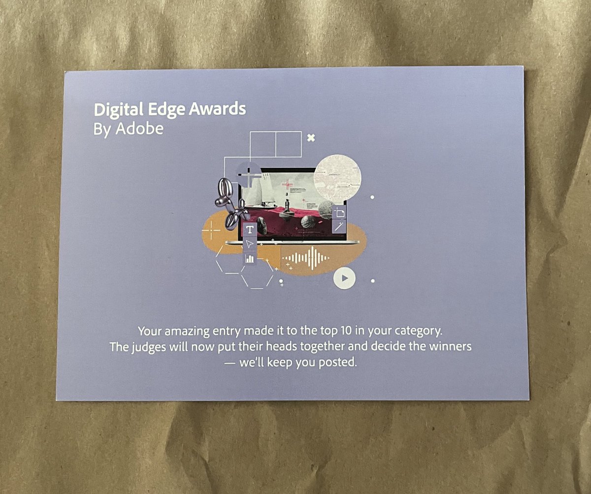 ChimerXD's tweet image. Made Top 10 in Adobe’s Digital Edge Awards this year! 

Got a bunch of cool stuff and can’t wait for the final results soon.