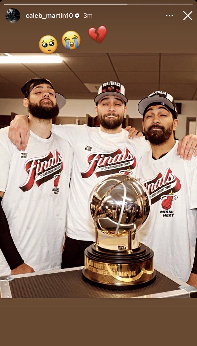 LegionHoops's tweet photo. Caleb Martin on free agency: 🥲 https://t.co/SgRXITiC36