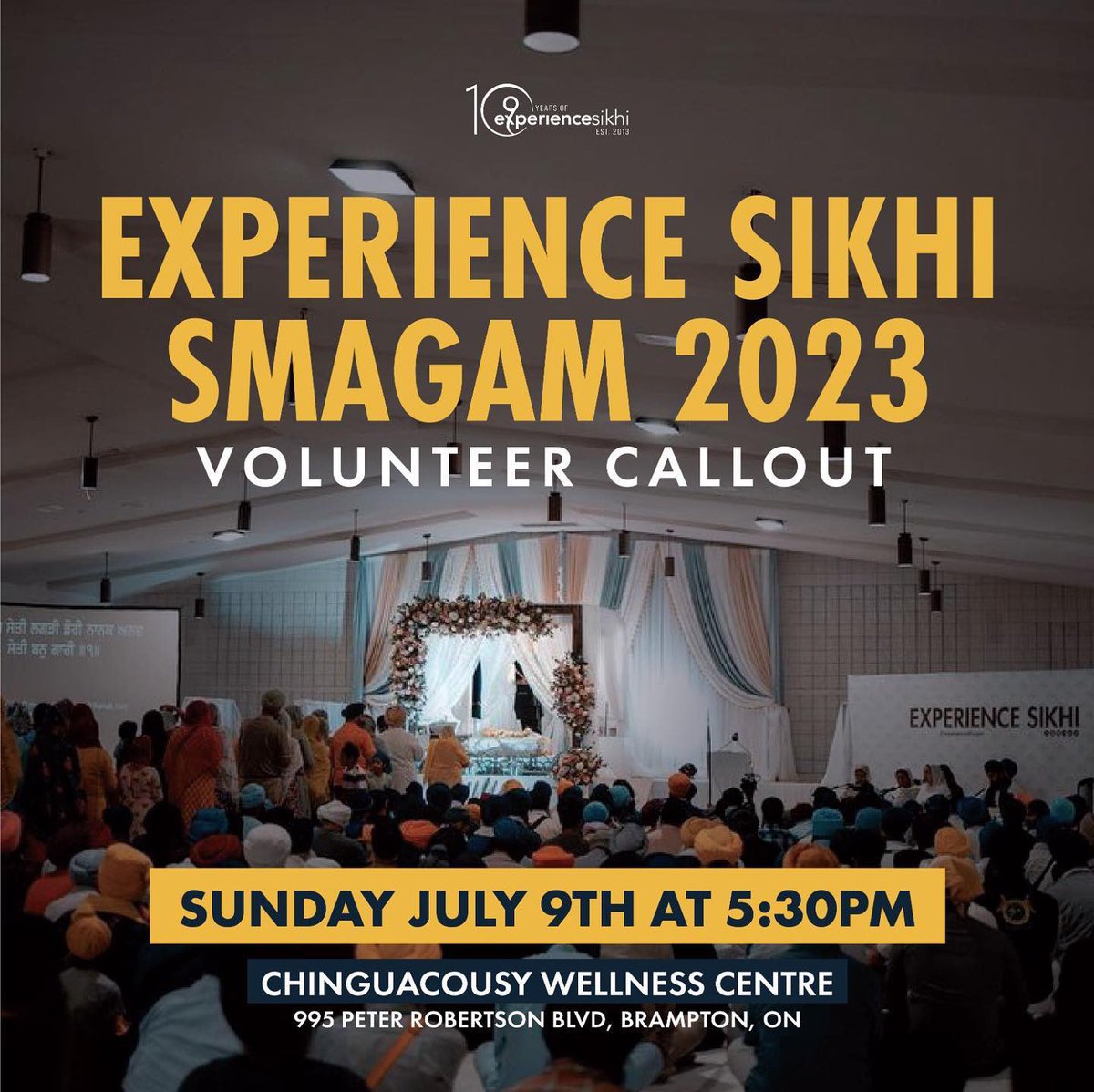 📣 VOLUNTEER CALLOUT 📣

We are looking for enthusiastic volunteers to help with the various Sevas and programs occurring during the Experience Sikhi Smagam. If you’re interested in lending a helping hand please attend the volunteer call-out on July 9!