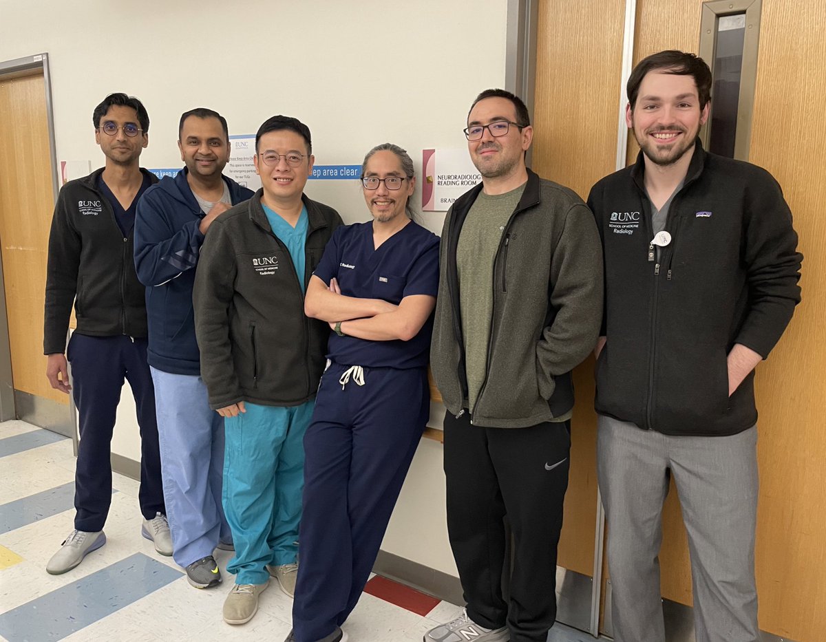 unc_neurorads's tweet photo. ✨Cheers to our unforgettable Neurorad fellow Squad! 🎉 Can’t believe today’s the last day. They’ll be missed! 🥺 #farewell https://t.co/PCS6smgHON