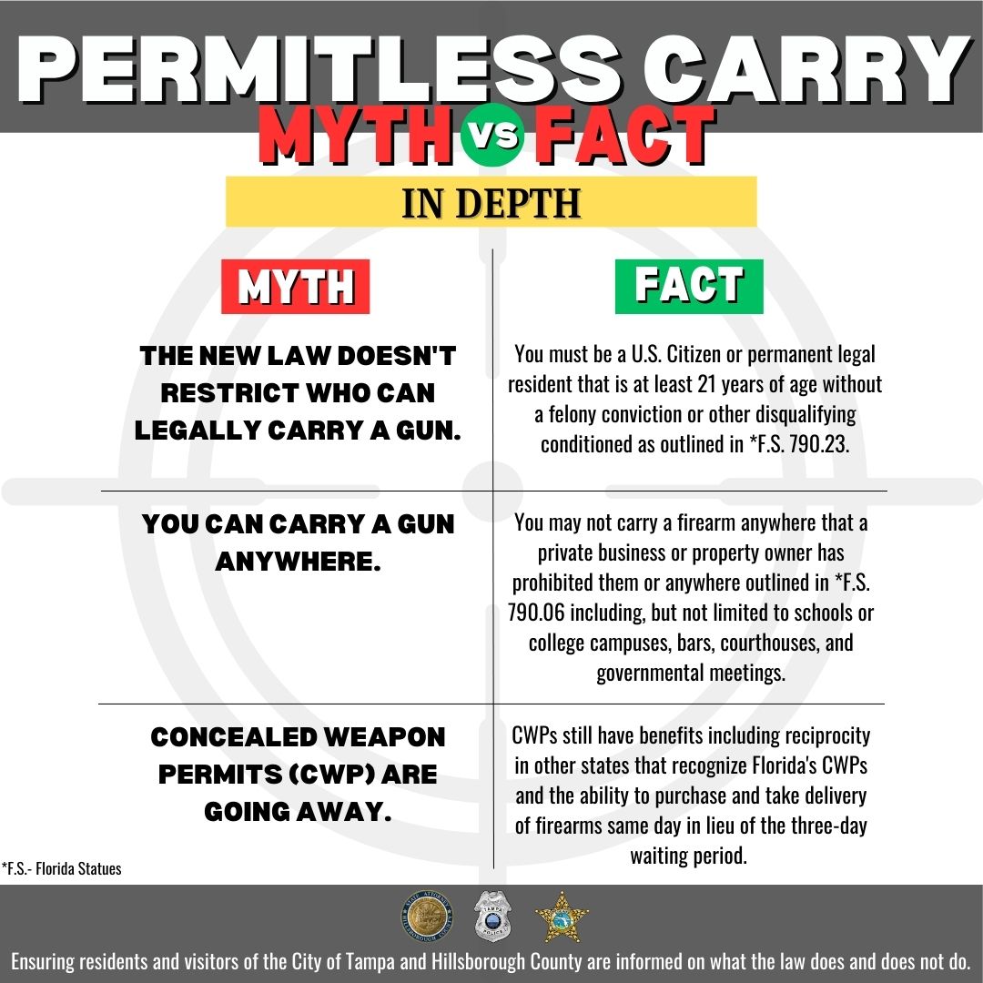The Permitless Carry law will take effect tomorrow, July 1, 2023. We're here to help you stay informed on what the new law does and does not do.