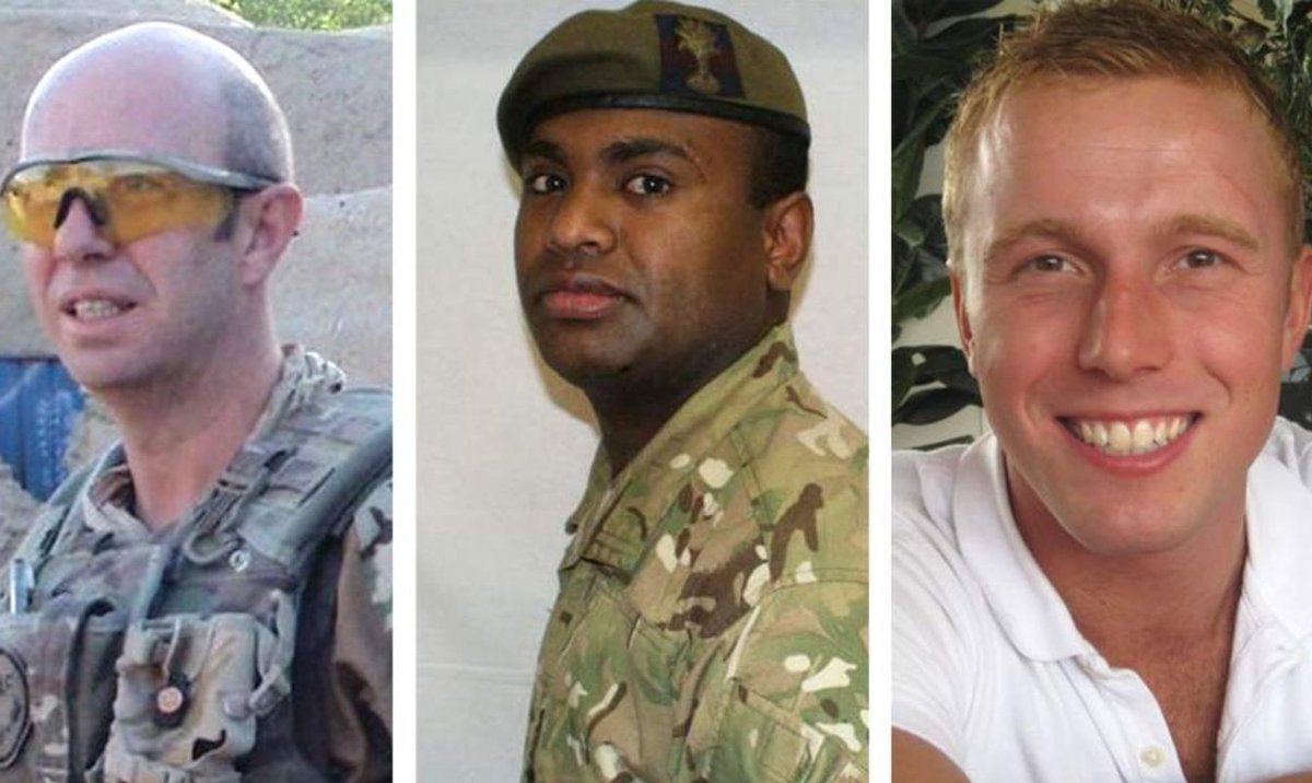Remembering 

Warrant Officer Class 2 Leonard Thomas, 44
Guardsman Apete Tuisovurua, 28
Guardsman Craig Roderick, 22

3 brave soldiers shot and killed by a rogue Afghan policeman at Checkpoint Kamparack Pul, Helmand Province, Afghanistan, on 1st July, 2012

Lest we Forget  🏴󠁧󠁢󠁷󠁬󠁳󠁿🇫🇯🇬🇧