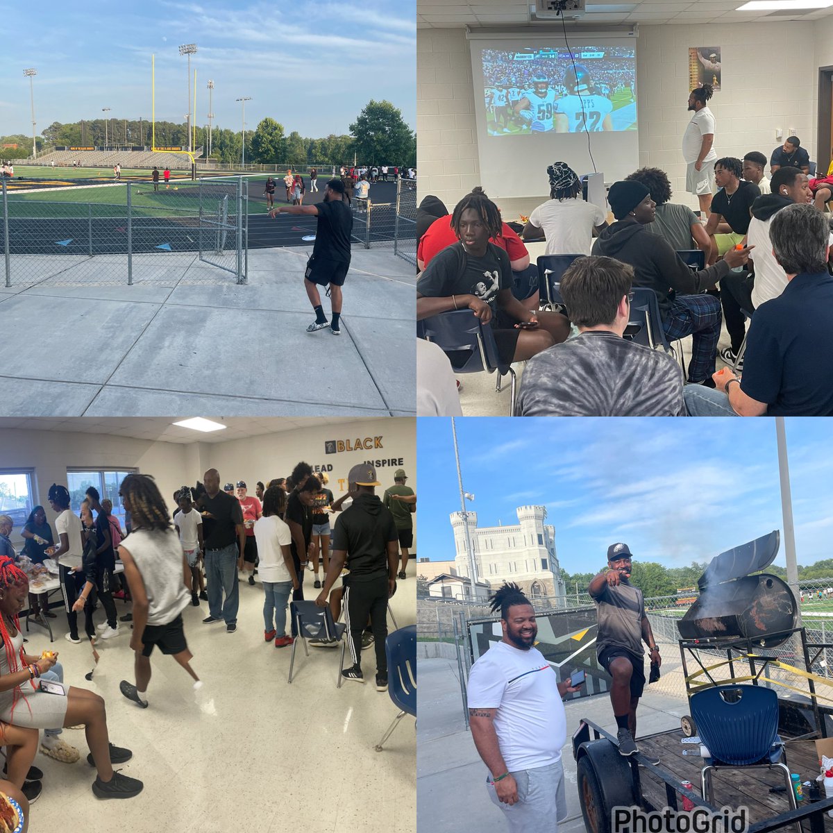 BHarrison92's tweet image. Young Kings Fellowshiping at The Castle before the Dead Week.  #BiggerThanFootball #Family #โ๏ธ๐ฐ