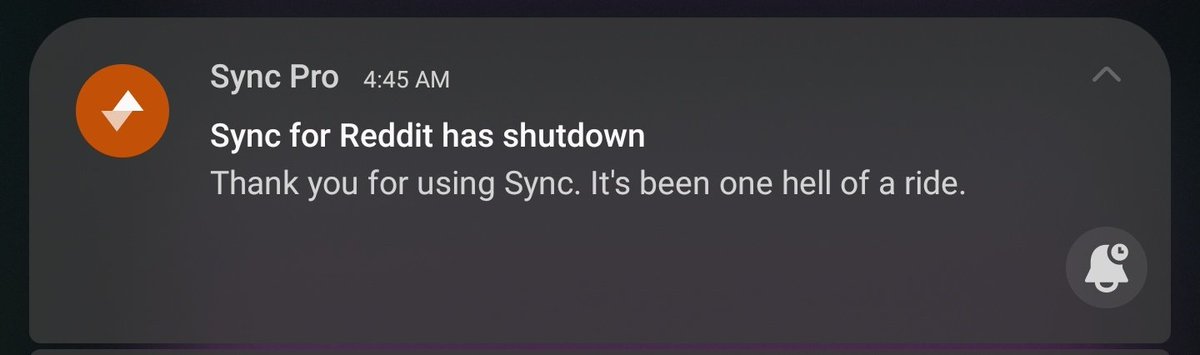 SHRK96's tweet image. Goodnight, sweet prince.
RIP #SyncForReddit