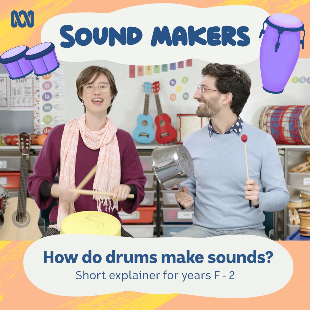 This resource created with @MonashEducation and @ABCClassic is a wonderful way for early primary students to explore art, science and music! 🎵 ab.co/3NCikNk #SoundMakers