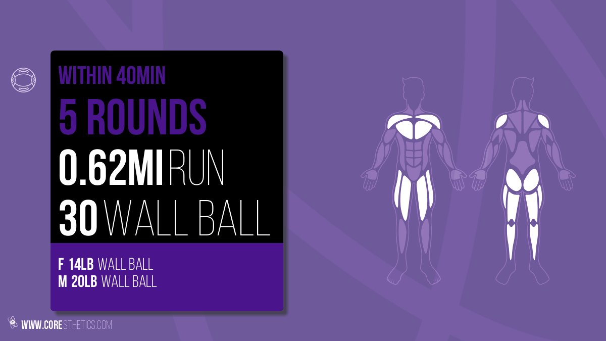 coresthetics's tweet photo. #Workout of the day. #coresthetics #run, #wallball https://t.co/fKjKrnI0zl