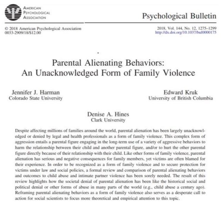TCEP44's tweet photo. @ProtectKidsNow1 @ColoradoStateU @UNSRVAW You do not speak for women. Facts: Millions of women are parental alienation victims. 1000+ scholarly articles explain #parentalalienation since BEFORE Garder, including APA publications. Salvador Minuchin in 1974 explained it long BEFORE Richard Gardner. https://t.co/NTxTIAtyRZ https://t.co/ETcv3mBN1k