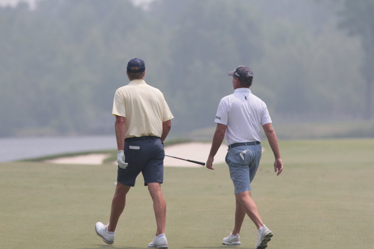 RobHernandezGLF's tweet photo. As if they haven’t spent enough time together this week, it appears @jerrykelly13pga &amp; @stevestricker will be paired together again in Round 3 of the #USSeniorOpen @SentryWorld @Wisdotgolf https://t.co/oHRknSt38h