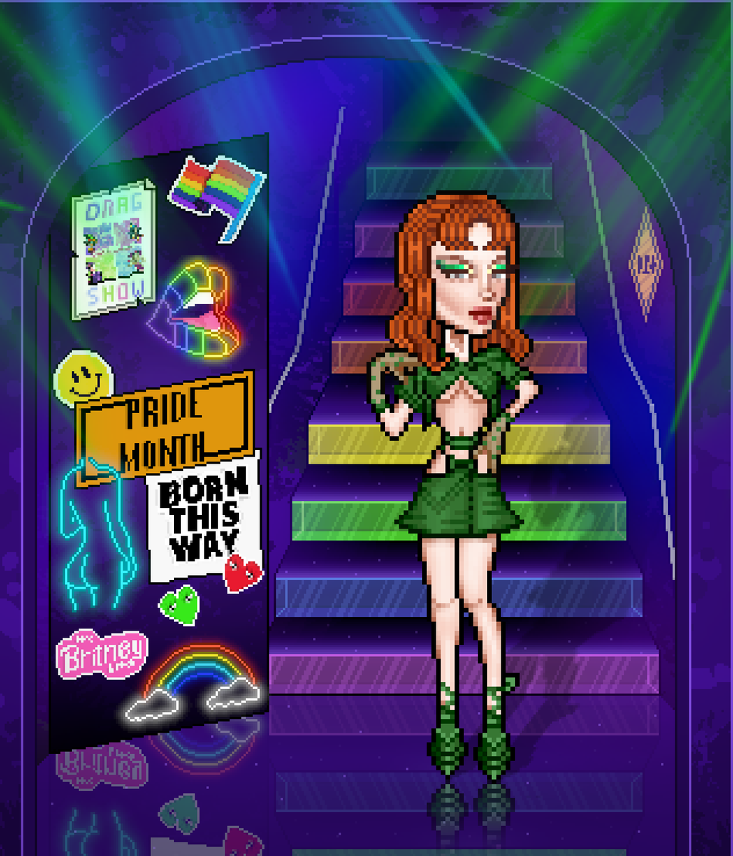 landing at the gayest party🫦

#PridePixel