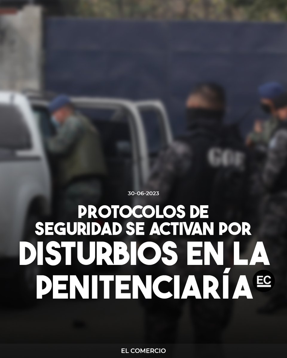 elcomerciocom's tweet image. Las autoridades recibieron una alerta por detonaciones de arma de fuego en la #Penitenciaría del Litoral » bit.ly/441dsse