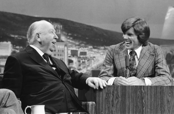 Alfred Hitchcock chats with John Davidson on The Tonight Show (1976).