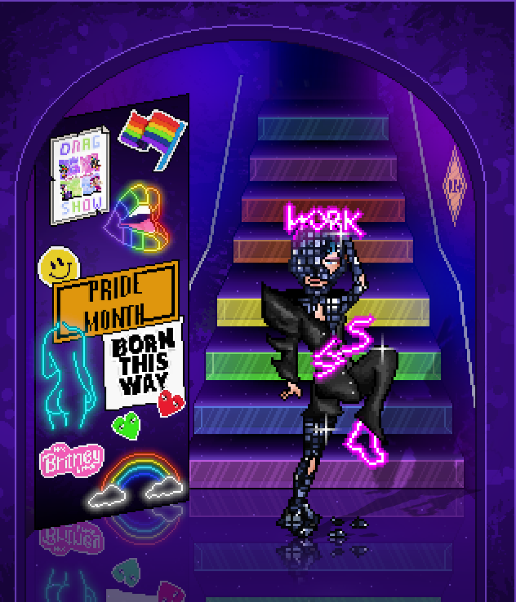 WORK, cunt!💿

#PridePixel