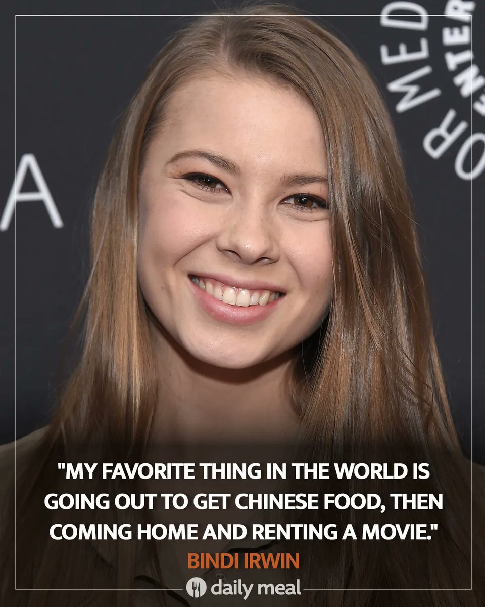 Bindi Irwin is a big fan of staying in for dinner and a movie. What are you getting into tonight? https://t.co/2rmZy2BSlr