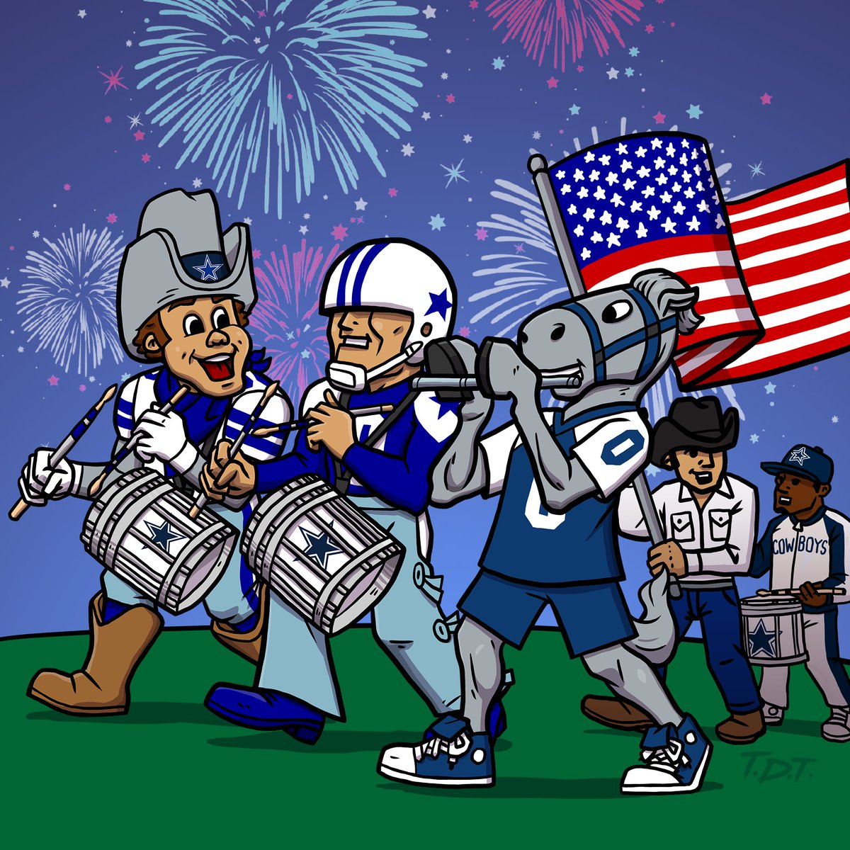 Happy Birthday to America &amp; Happy Independence Day to #CowboysNation! 🇺🇸🎉🎆
