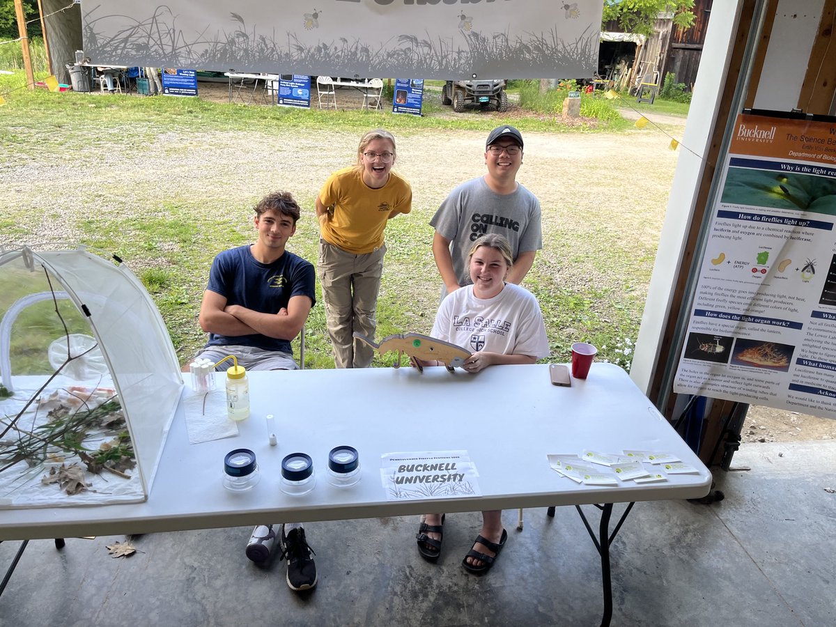 Sarah Lower (@seslower) on Twitter photo Across the season, there are at least 13 light-using firefly species around the site of the PA Firefly Festival. At the festival this year, this brilliant crew is ready to tell you all about the ones that DON'T light up. #teamFIREmones β¦<a href="/BucknellU/">Bucknell University</a>β© Across the season, there are at least 13 light-using firefly species around the site of the PA Firefly Festival. At the festival this year, this brilliant crew is ready to tell you all about the ones that DON'T light up. #teamFIREmones β¦<a href="/BucknellU/">Bucknell University</a>β©
