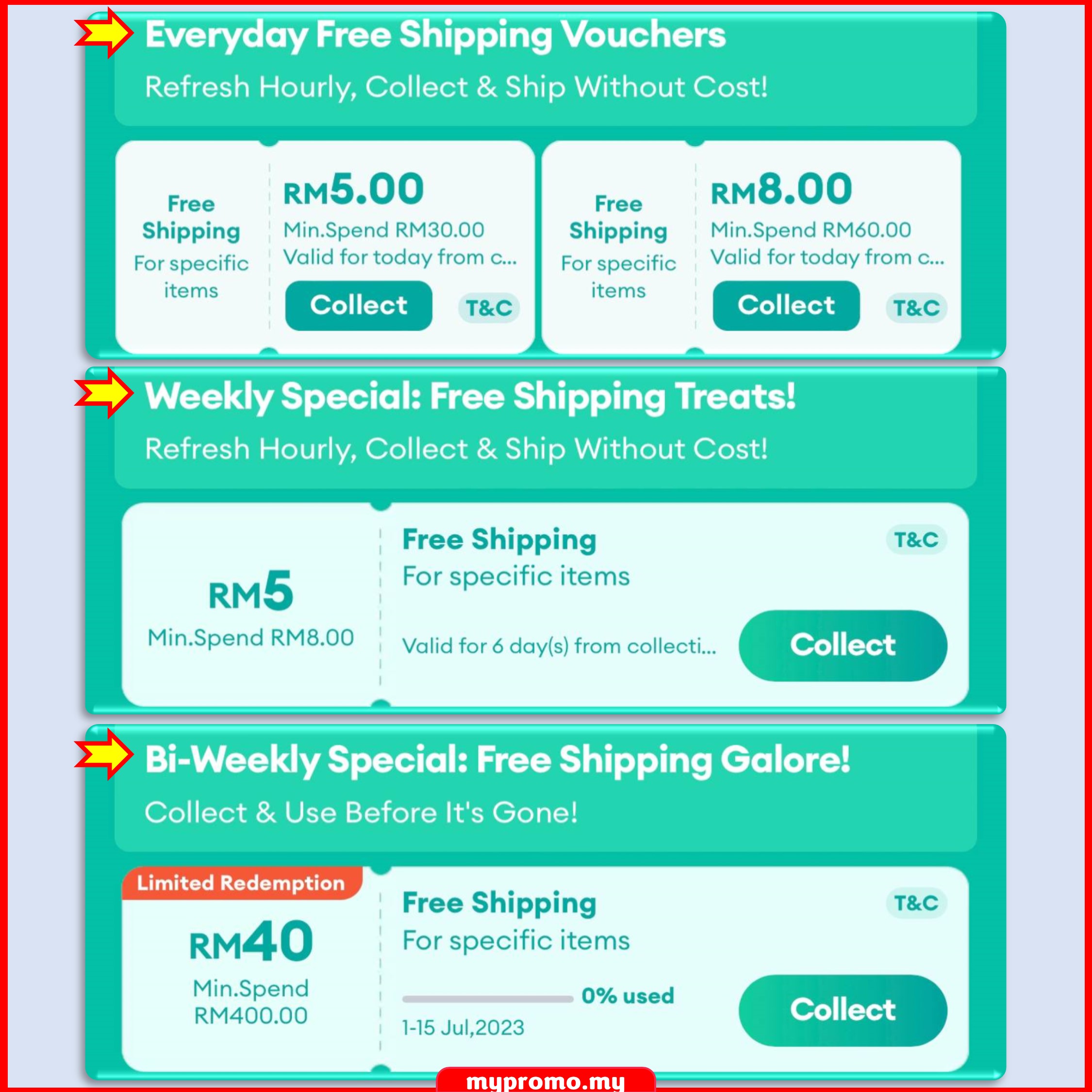 Lazada Free Shipping Voucher