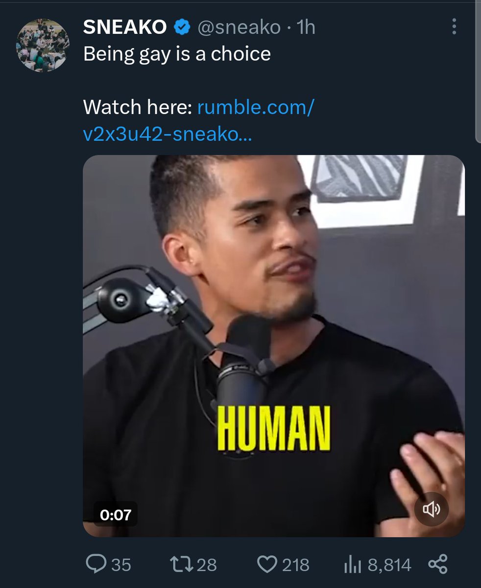 So you're choosing to be straight?