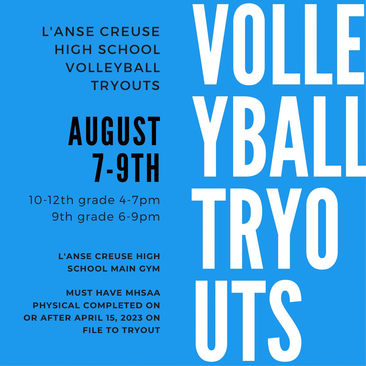 L’Anse Creuse HS Volleyball tweet media