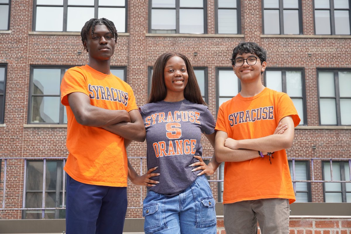 Meet Nana, Phebe, and Daniel, three bright, shining stars who will be first-year students <a href="/SyracuseU/">Syracuse University</a> in August. Nana and Daniel in <a href="/EngineeringSU/">Syracuse Engineering & Computer Science</a>  and Phebe in <a href="/NewhouseSU/">Newhouse School</a>. They are all scholars who I met via the outstanding <a href="/ELITE_education/">ELiTE Education</a> program.🌟🍊