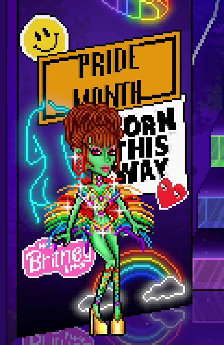 🌈#PridePixel🌈 Haganse a un lado que i am she ha llegado!